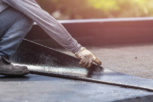 Professional Basement Waterproofing technician working in Green Lake, WI